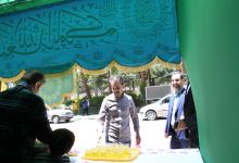 گزارش تصویری دومین روز برگزاری موکب به مناسبت هفته کرامت  